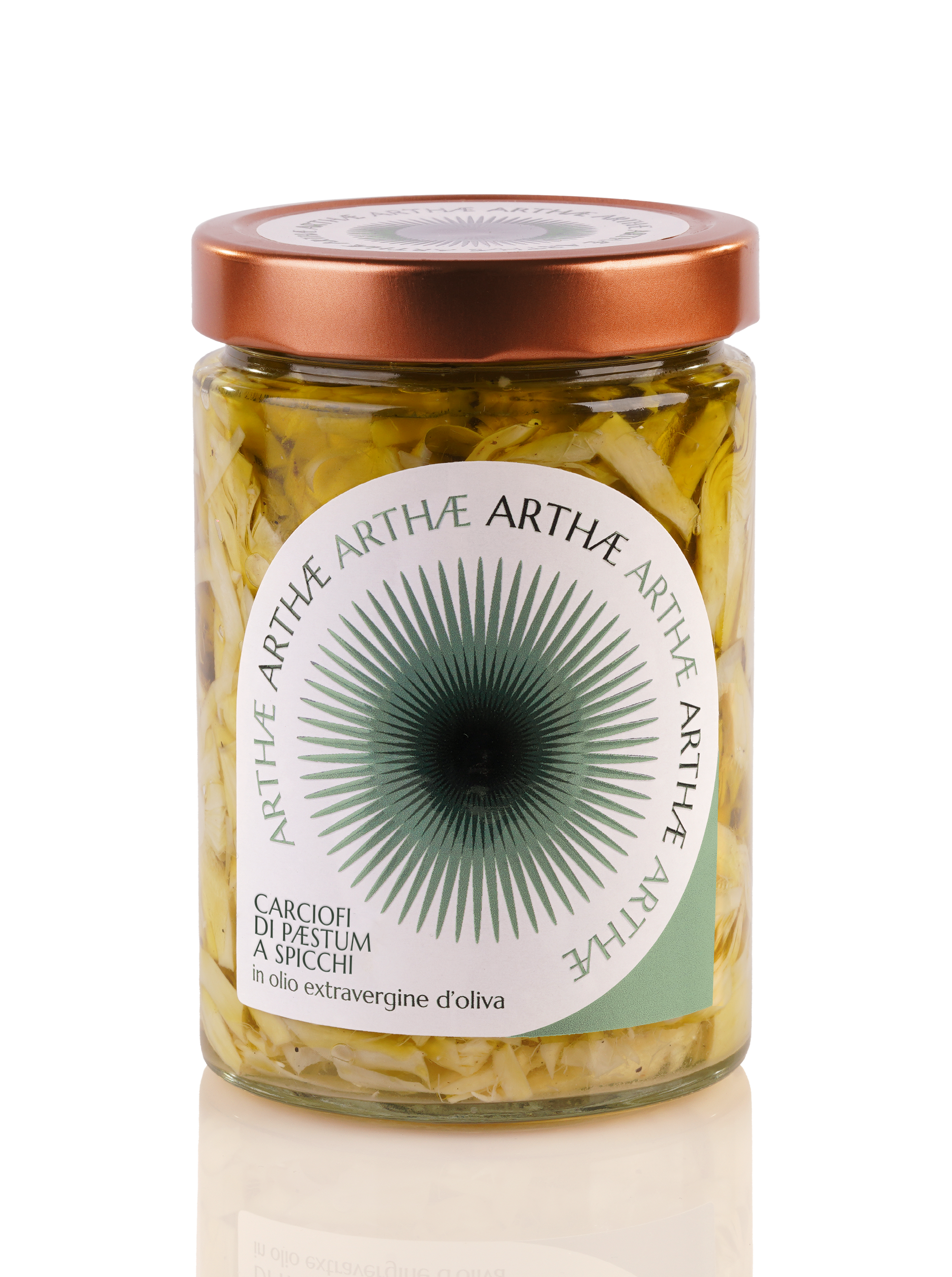 Carciofi a spicchi in olio extravergine d'oliva
